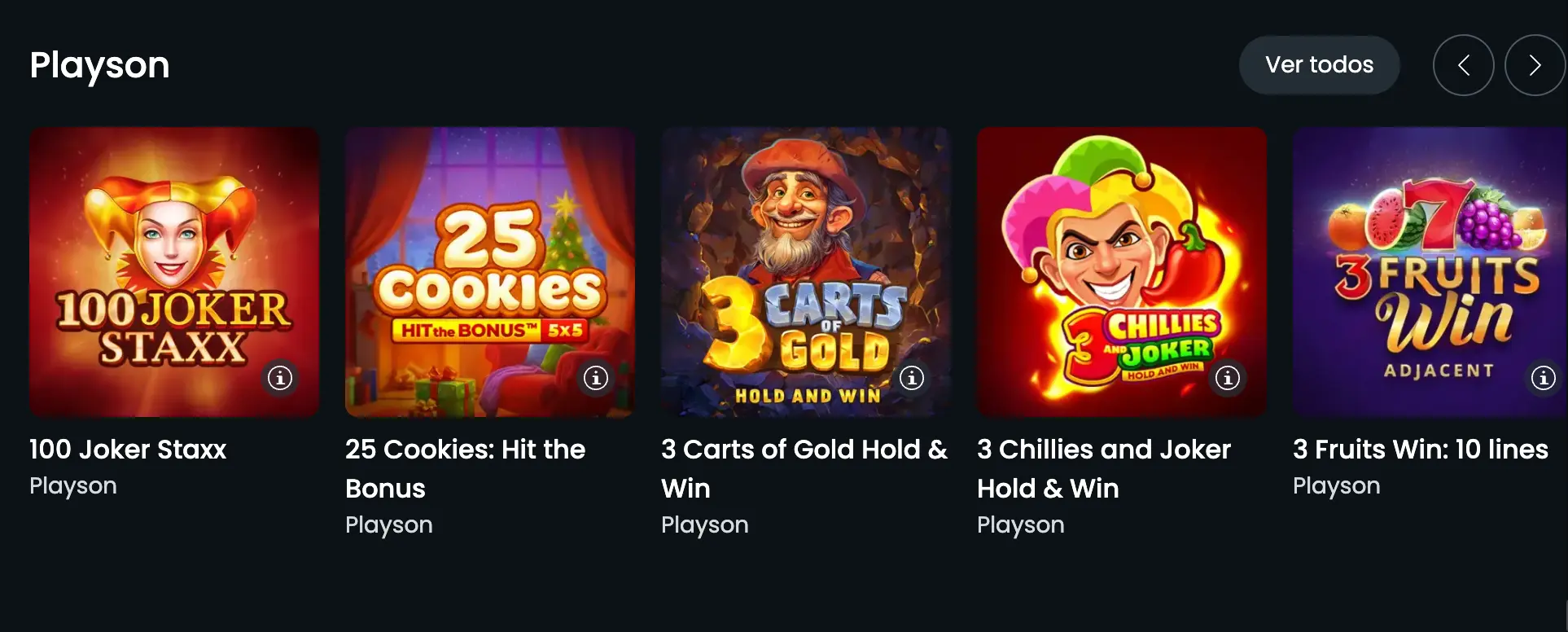 Playson en 777 Casino