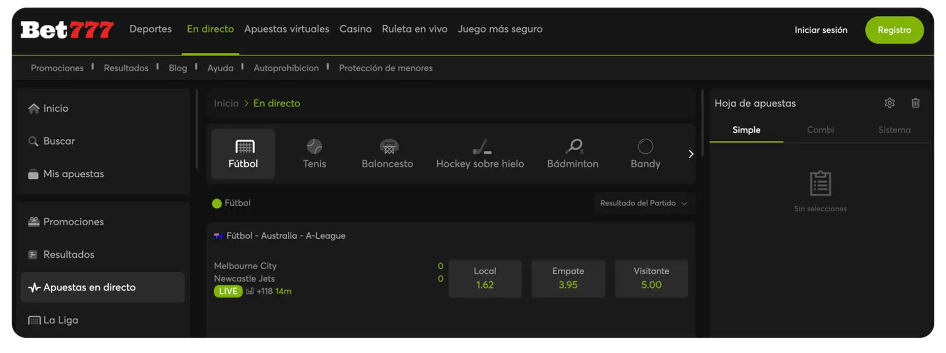 bet777 apuestas